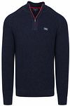 NZA Half Zip Slub Navy Knit Oxford order online | 26GN491-2668 | Suitable Greece