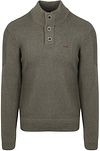 NZA Pull Mocker Adan Conor Melange Gris armée 25HN475-1764 commander en ligne | Suitable
