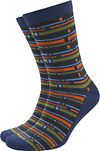 Køb Passende Bambusmønster Sokker Multifarvet Fun Socks Bamboo Blue | Suitable