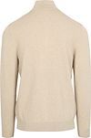 Profuomo Cardigan Luxury Basic Ecru Product / Achterkant