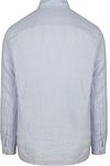 Scotch and Soda Linnen Overhemd Lichtblauw Product / Achterkant