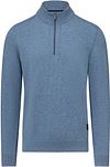 State Of Art Half Zip Pullover Wool Blend Melange Blue order online | Suitable Lithuania
