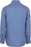 State Of Art Overhemd Linnen Mid Blauw