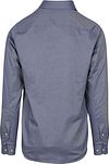 Steppin' Out Overhemd Oxford Melange Blauw Product / Achterkant