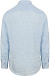 Suitable Hemd Leinen Hellblau Product / Achterkant