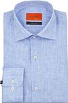 Suitable Shirt Linen Light Blue Model / Voorkant