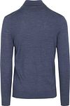 Suitable Cardigan Merino Denim Blau Product / Achterkant