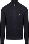 Tommy Hilfiger Strickjacke Zip Cable Navy kaufen | MW0MW40440-DW5 | Suitable