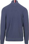 Tommy Hilfiger Half Zip Trui Structuur Blauw Product / Achterkant