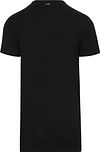 Alan Red T-Shirt Derby Extra Long Noir (Lot de 2) Product / Achterkant