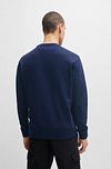 Sudadera BOSS Westart Navy Model / Achterkant