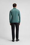 BOSS Passerby Poloshirt Open Green  Model / Achterkant