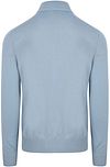 BOSS Pull Turtleneck Avac Wool Blend Bleu Clair