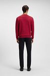 BOSS Sweater Westart Rot Model / Achterkant