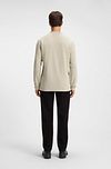 BOSS Trøje Tempesto Ecru Model / Achterkant