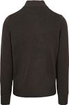 NZA Half Zip Pullover Wool Mix Adan Dunkelbraun Product / Achterkant