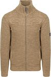 Petrol Chaqueta de punto Beige M-3050-KWC285-7146