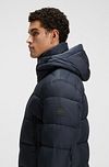 Chaqueta BOSS Omaris azul marino Model / Zijkant