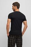 BOSS T-Shirt Modern 2-Pack czarny Model / Achterkant