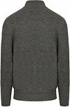 State Of Art Cardigan Structure Melange Grøn Product / Achterkant