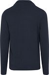 Jersey Half Zip McGregor en mezcla de merino azul marino Product / Achterkant