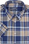 Ledub Short Sleeve Overhemd Ruiten Blauw 0141825-176000 kopen | Suitable