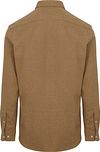 McGregor flannelskjorte i camel melange Product / Achterkant