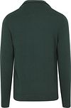 McGregor Halv Zip Genser i Merinoull Blanding Pine Green Product / Achterkant