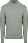 Profuomo Halv Zip Pullover Luxury Basic Grøn PPWJ10007E-Z