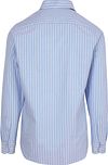Steppin' Out Chemise Oxford Bleu Clair Rayé Product / Achterkant