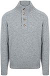 Steppin' Out Mocker Trui Lamswol Grijs kopen | Suitable