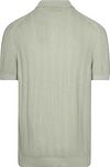 Suitable Knitted Jacquard Poloshirt Hellgrün