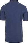 Suitable Respect Polo Shirt Tip Ferry Denim Blue Product / Achterkant