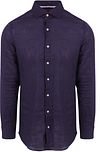 Suitable Skjorte i Navy Linned SH-LIN-CLAS-24.02
