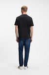 T-shirt BOSS Interlock nera Model / Achterkant