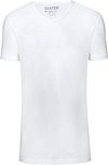 Slater 4-pack T-shirt Basic Extra Lång V-ringad Vit Product