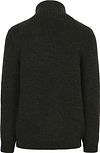 Maglione Barbour New Tyne Zip in lana verde oliva Product / Achterkant