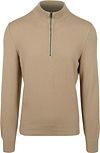 BOSS Pull Ebrando-P Demi-Zip Bleu Clair 50505997-275 commander en ligne | Suitable