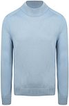 BOSS Turtleneck Genser Avac i Ullblanding Lyseblå 50501761-451