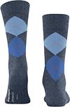 Burlington Edinburgh in lana blu-grigio 6688 Product / Achterkant