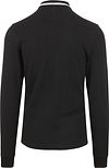 Fred Perry Langarm-Poloshirt Schwarz 350 Product / Achterkant