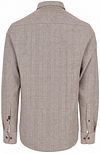 State Of Art Overhemd Herringbone Bruin