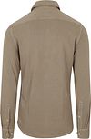 Suitable Piqué Hemd Taupe Product / Achterkant