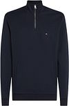 Tommy Hilfiger Halv zip sweater i Intechno Navy MW0MW36510-DW5