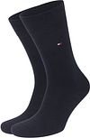 Tommy Hilfiger Klassiskt 2-Pakke Sokker Navy 371111-322