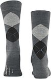 Burlington wełniane skarpety Edinburgh szare 3180 Product / Achterkant