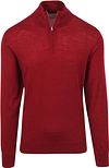 King Essentials The Michael Half Zip Pull Merino Rouge commander en ligne | KM111030003-R001T | Suitable Luxembourg