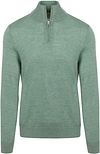 KONG Essentials The Michael Half Zip Pull Merino Groen KM111030003-G017T