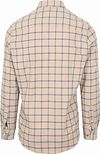NZA Hemd Armando Flanell Karos Beige Product / Achterkant