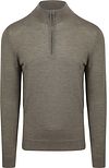 Profuomo Half Zip Pullover Merino Wool Green PPVJ30003H-Z order online | Suitable